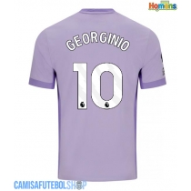 Camisa de time de futebol Brighton Georginio Rutter #10 Replicas 2º Equipamento 2025-26 Manga Curta